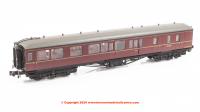 374-512A Graham Farish GWR Hawksworth Brake Second Corridor Coach number W851W - BR Maroon